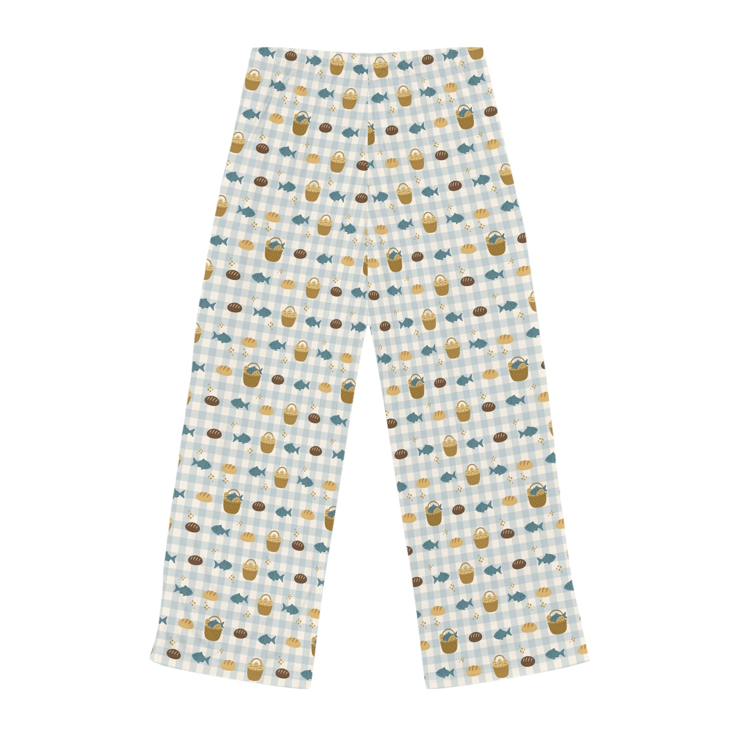 Women’s Blessing Pyjama Pants | Fishes & Loaves (Blue)