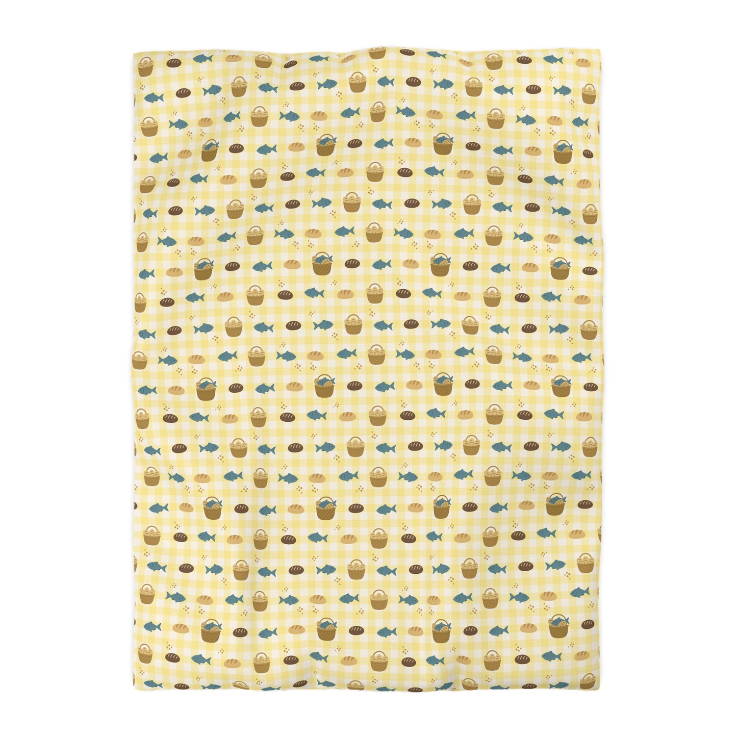 Sanctuary Duvet Cover | Fishes & Loaves (Yellow)