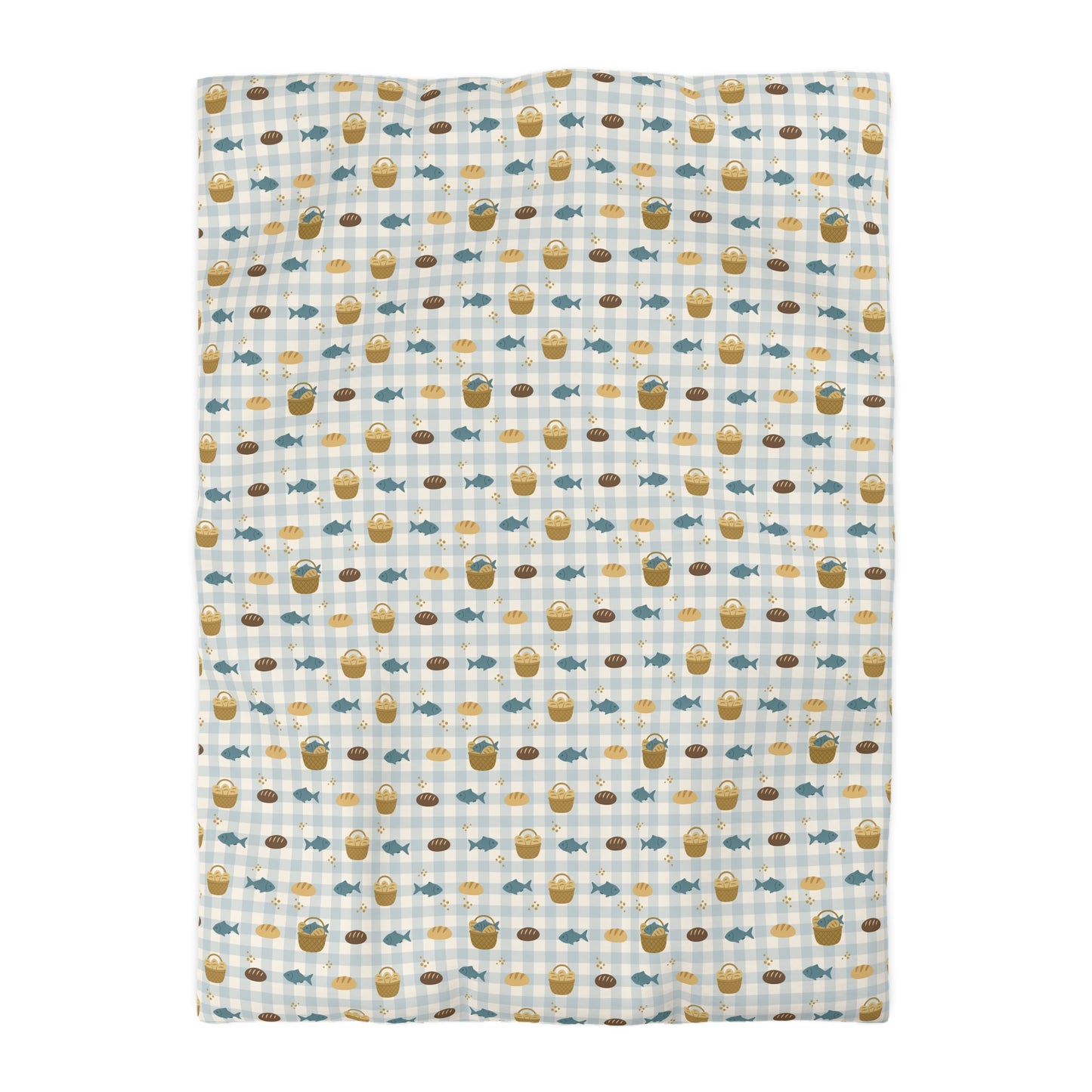 Sanctuary Duvet Cover | Fishes & Loaves (Blue)