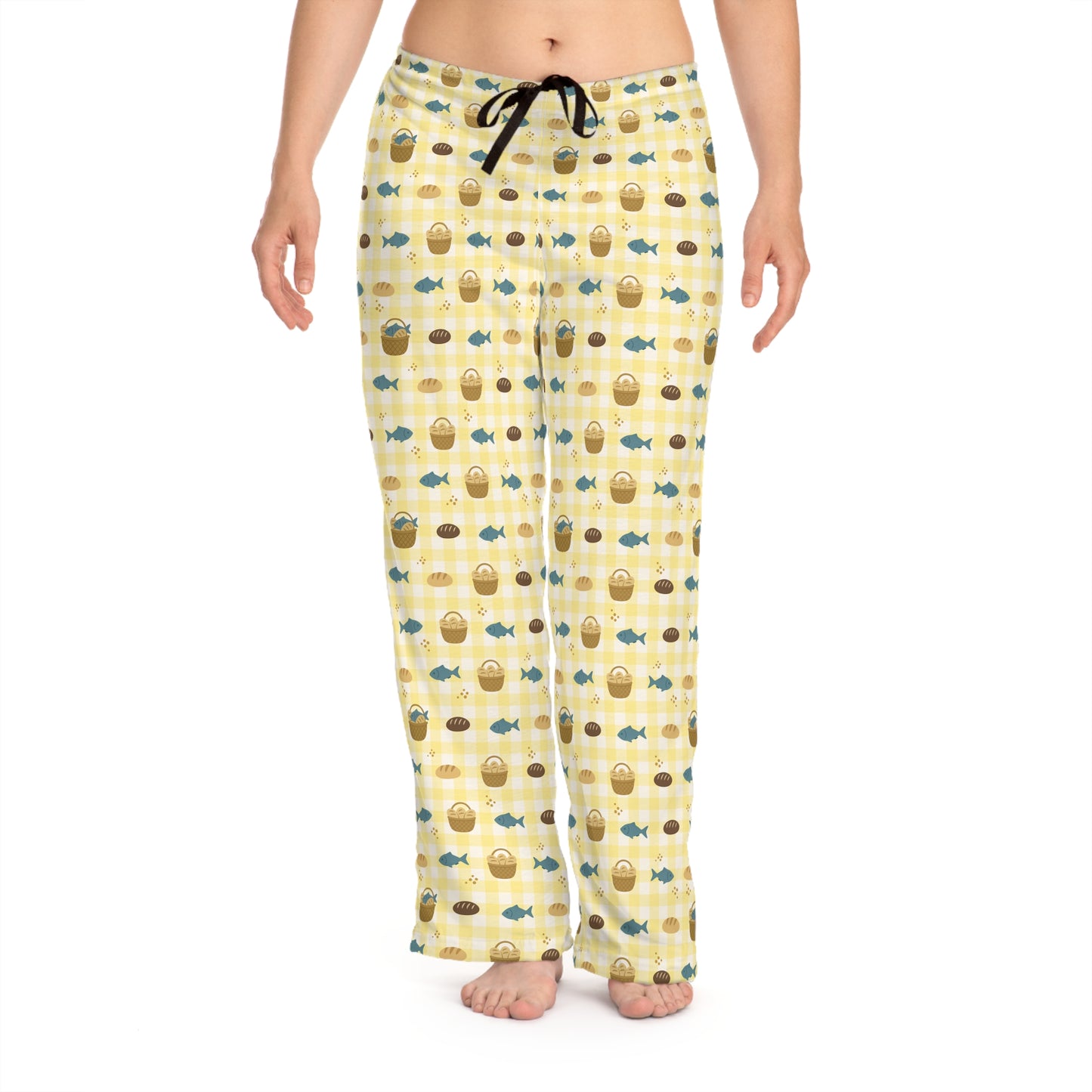 Women’s Blessing Pyjama Pants | Fishes & Loaves (Yellow)