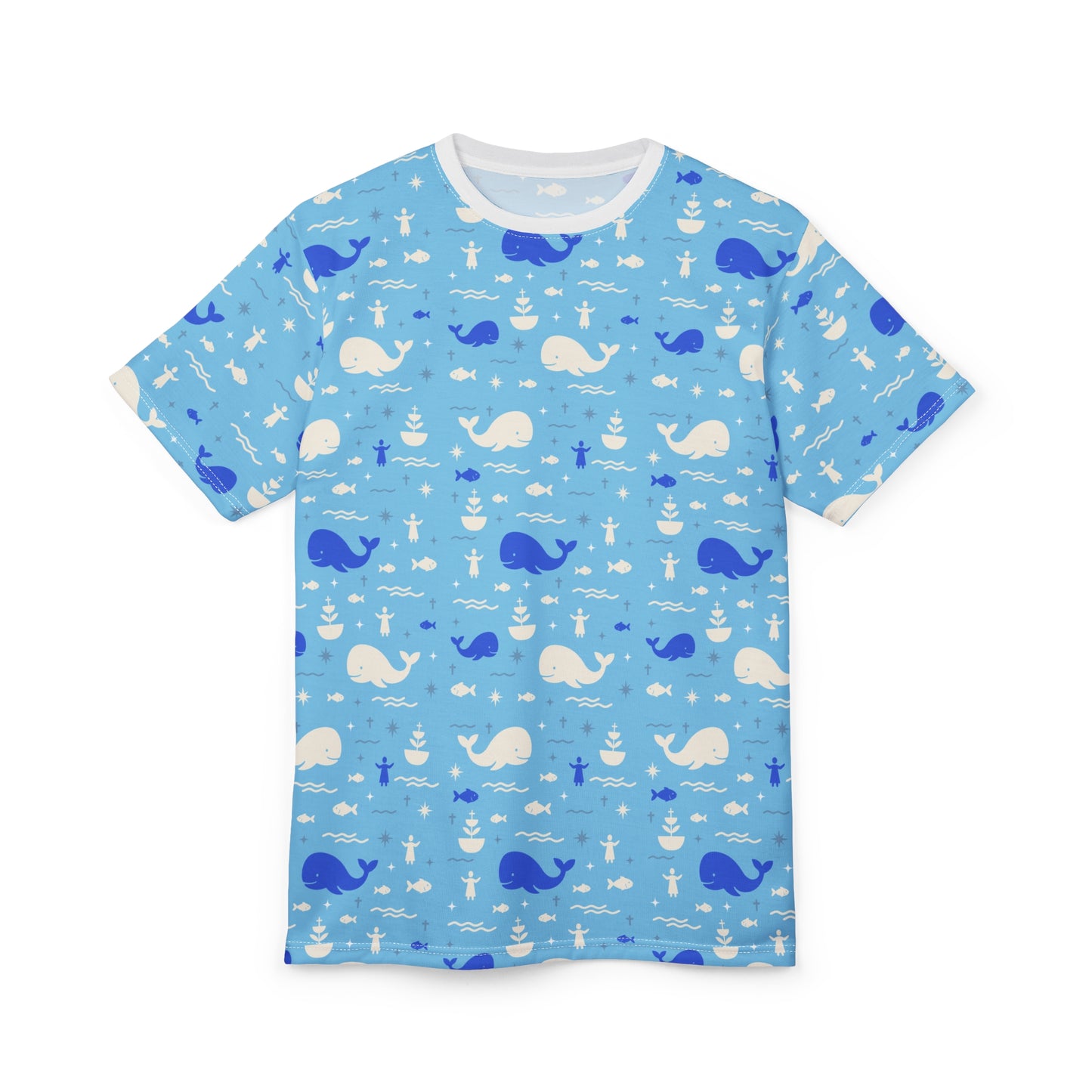 Blessing Pyjama Tee | Jonah & the Whale (Blue)