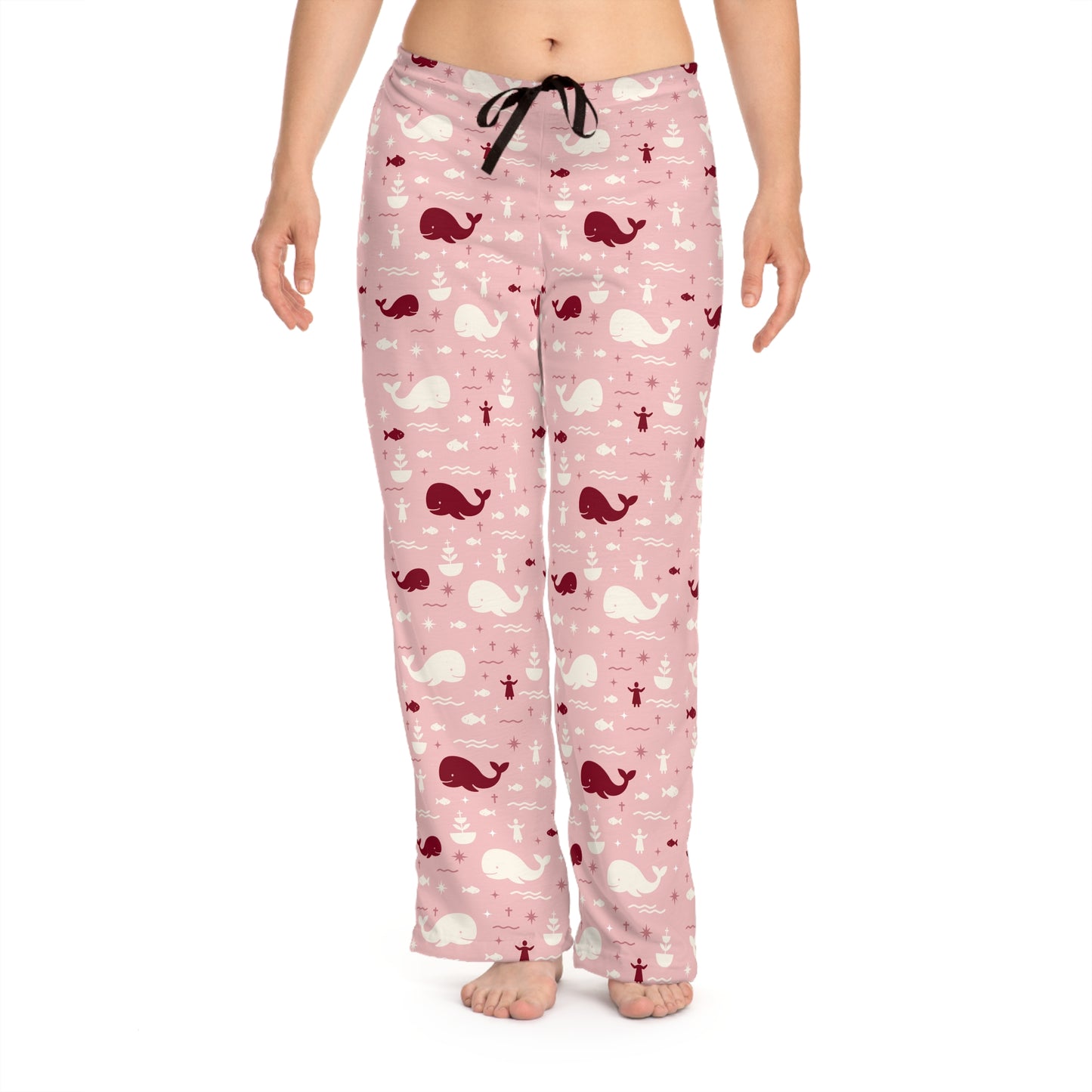 Women’s Blessing Pyjama Pants | Jonah & the Whale (Pink)