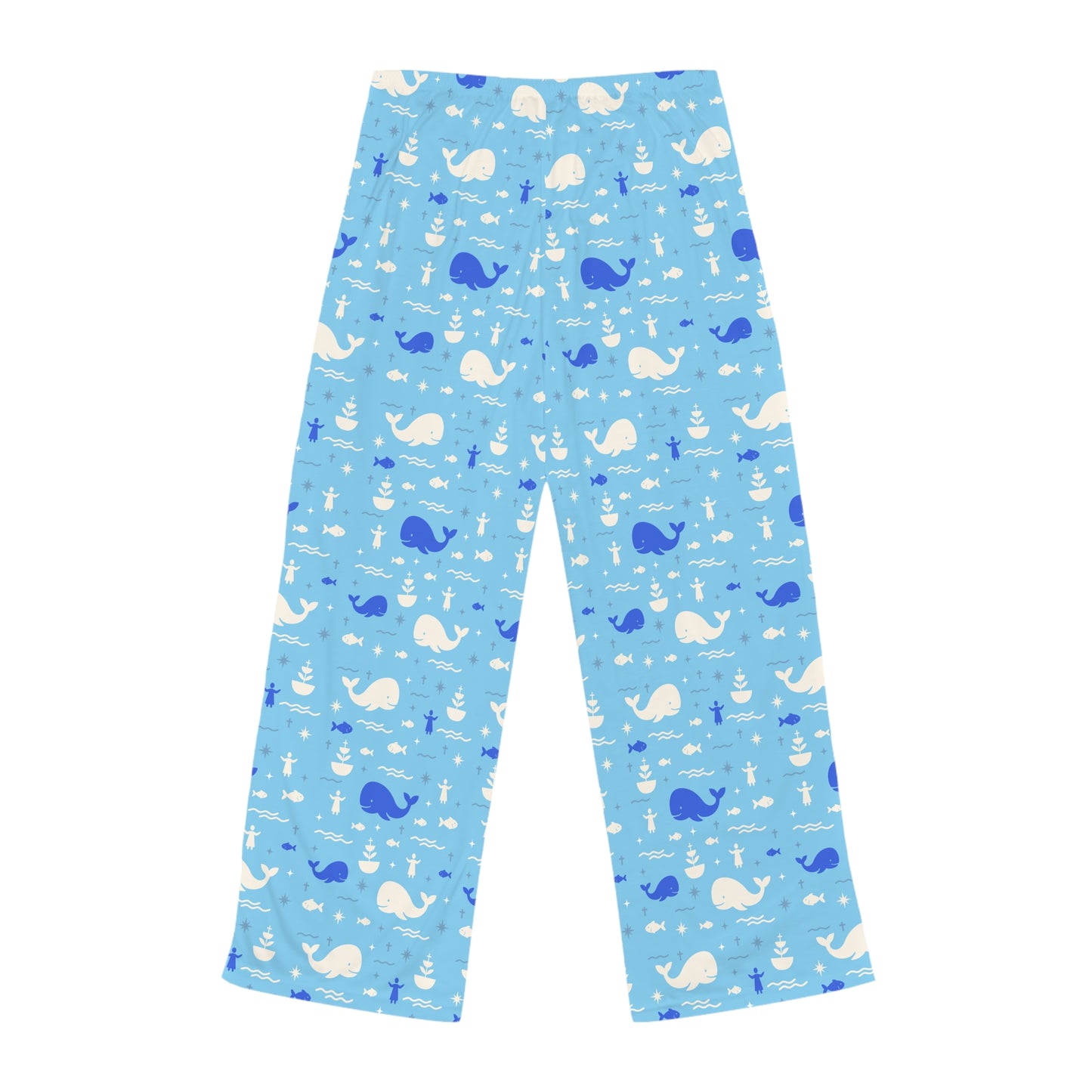 Women’s Blessing Pyjama Pants | Jonah & the Whale (Blue)