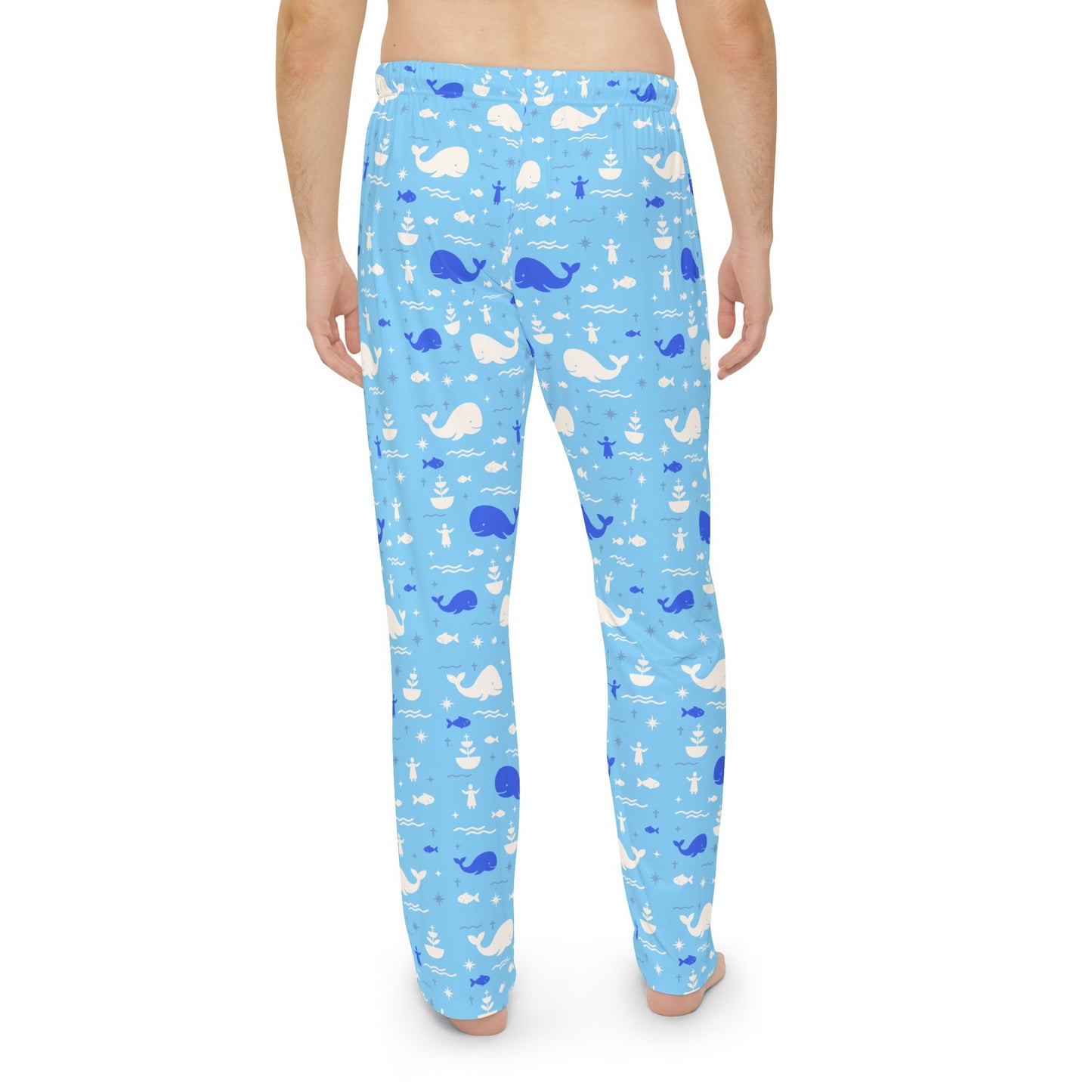 Men’s Blessing Pyjama Pants | Jonah & the Whale (Pink)