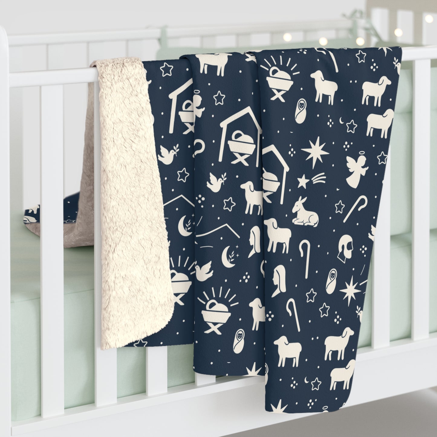 Haven Sherpa Blanket | Nativity Night