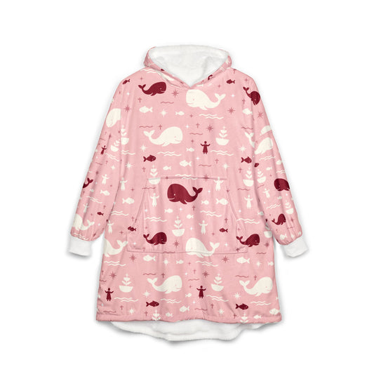 Lelu Wearable Blanket | Jonah & the Whale (Pink)