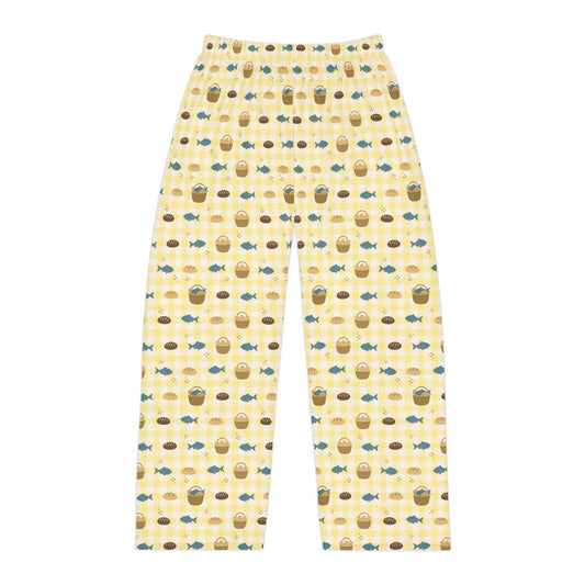 Men’s Blessing Pyjama Pants | Fishes & Loaves (Yellow)