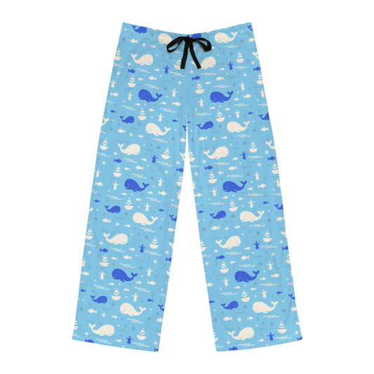 Men’s Blessing Pyjama Pants | Jonah & the Whale (Blue)