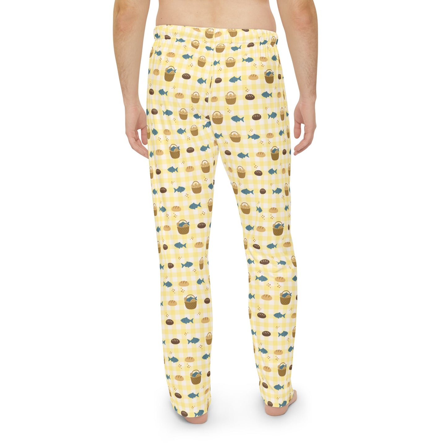 Men’s Blessing Pyjama Pants | Fishes & Loaves (Yellow)