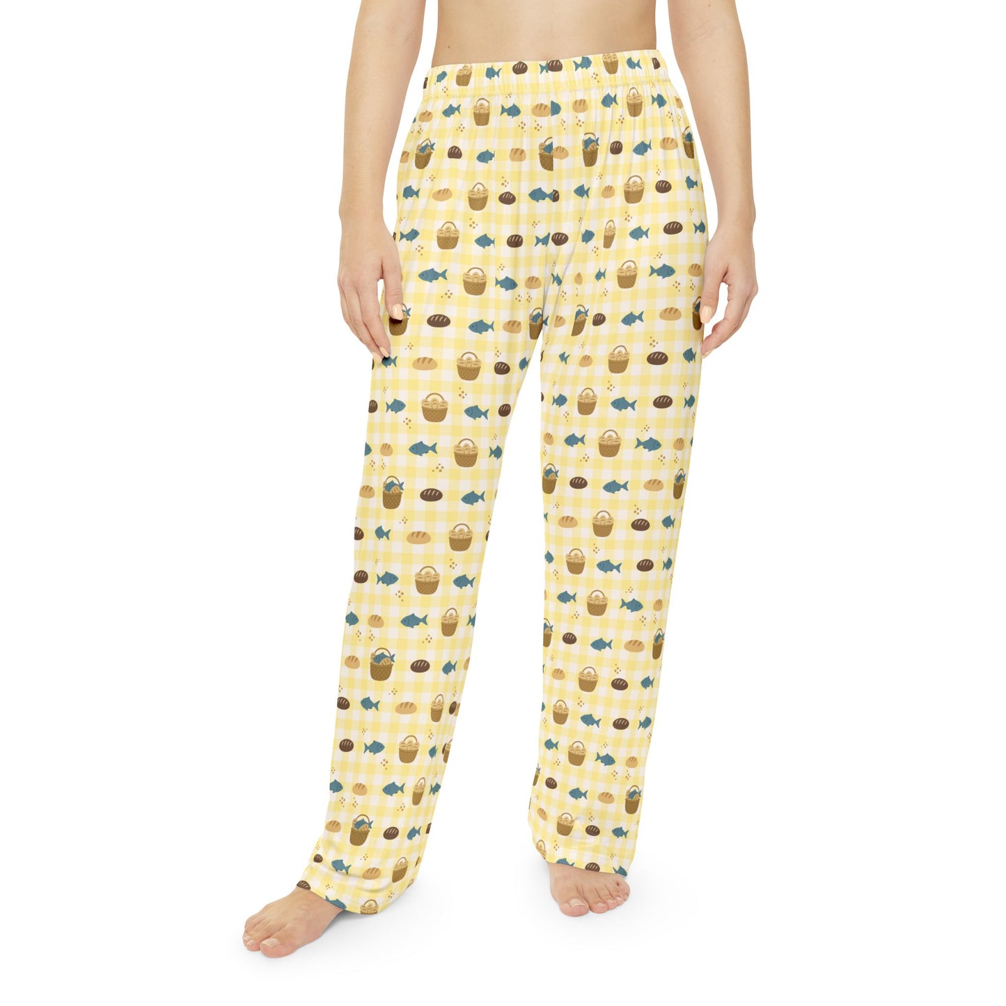 Women’s Blessing Pyjama Pants | Fishes & Loaves (Yellow)