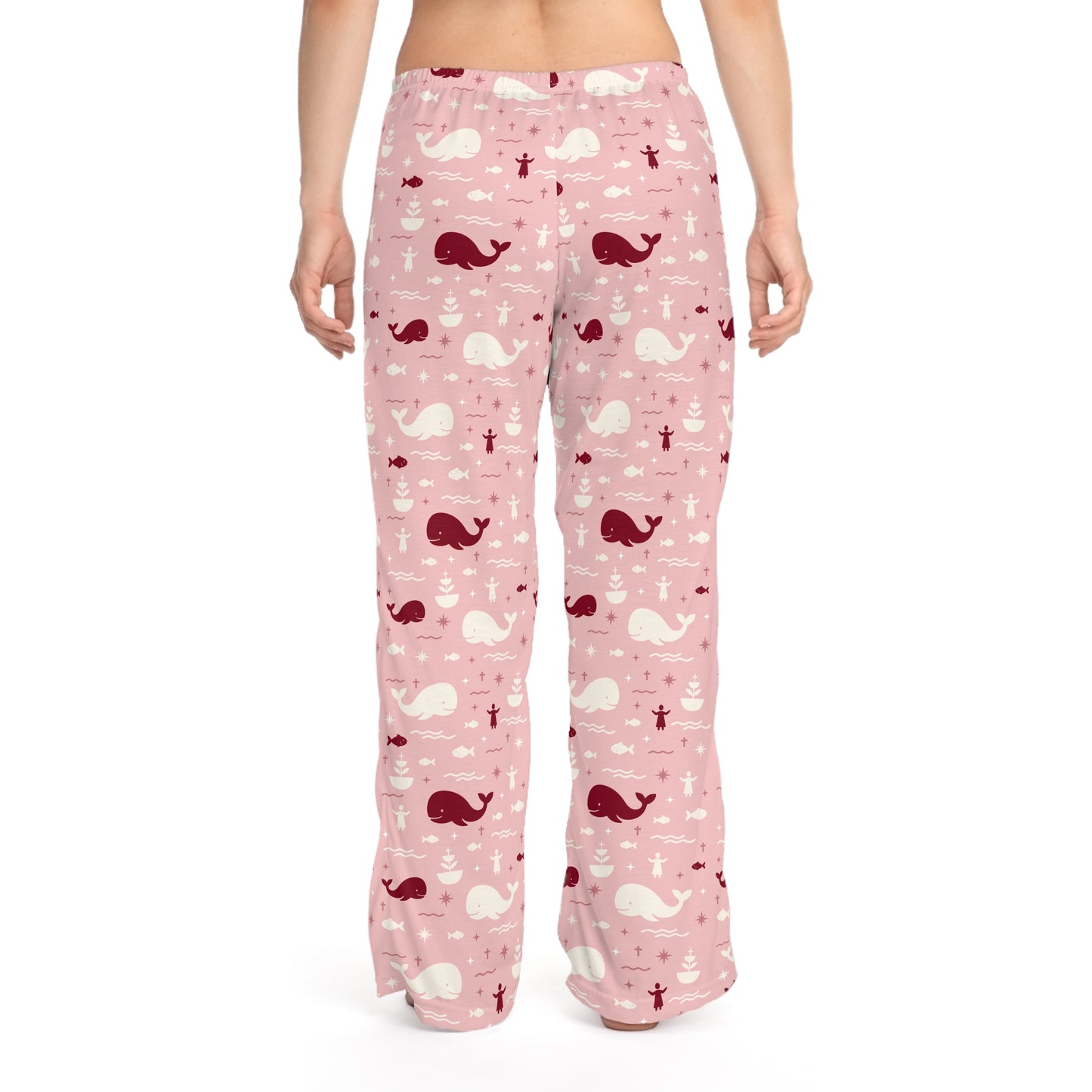 Women’s Blessing Pyjama Pants | Jonah & the Whale (Pink)