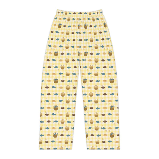Women’s Blessing Pyjama Pants | Fishes & Loaves (Yellow)