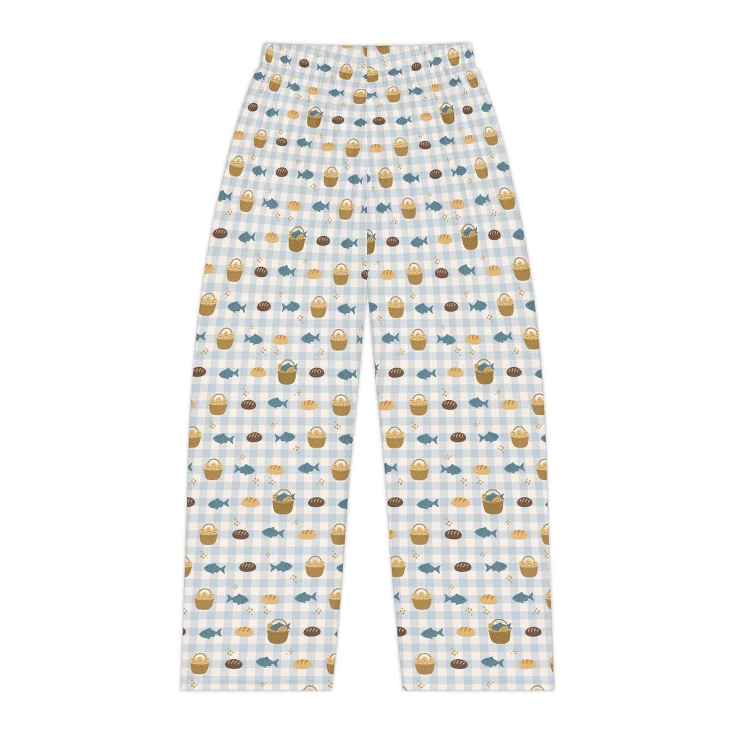 Women’s Blessing Pyjama Pants | Fishes & Loaves (Blue)