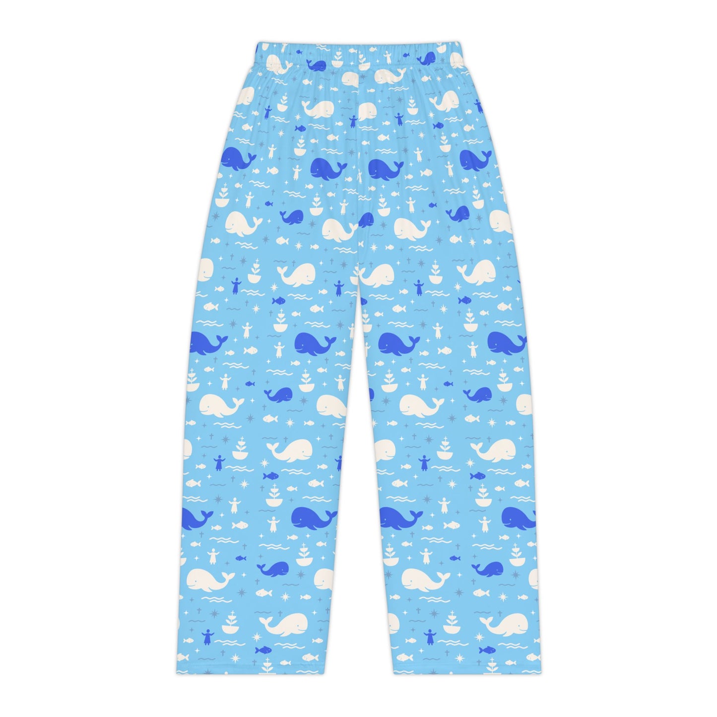 Women’s Blessing Pyjama Pants | Jonah & the Whale (Blue)