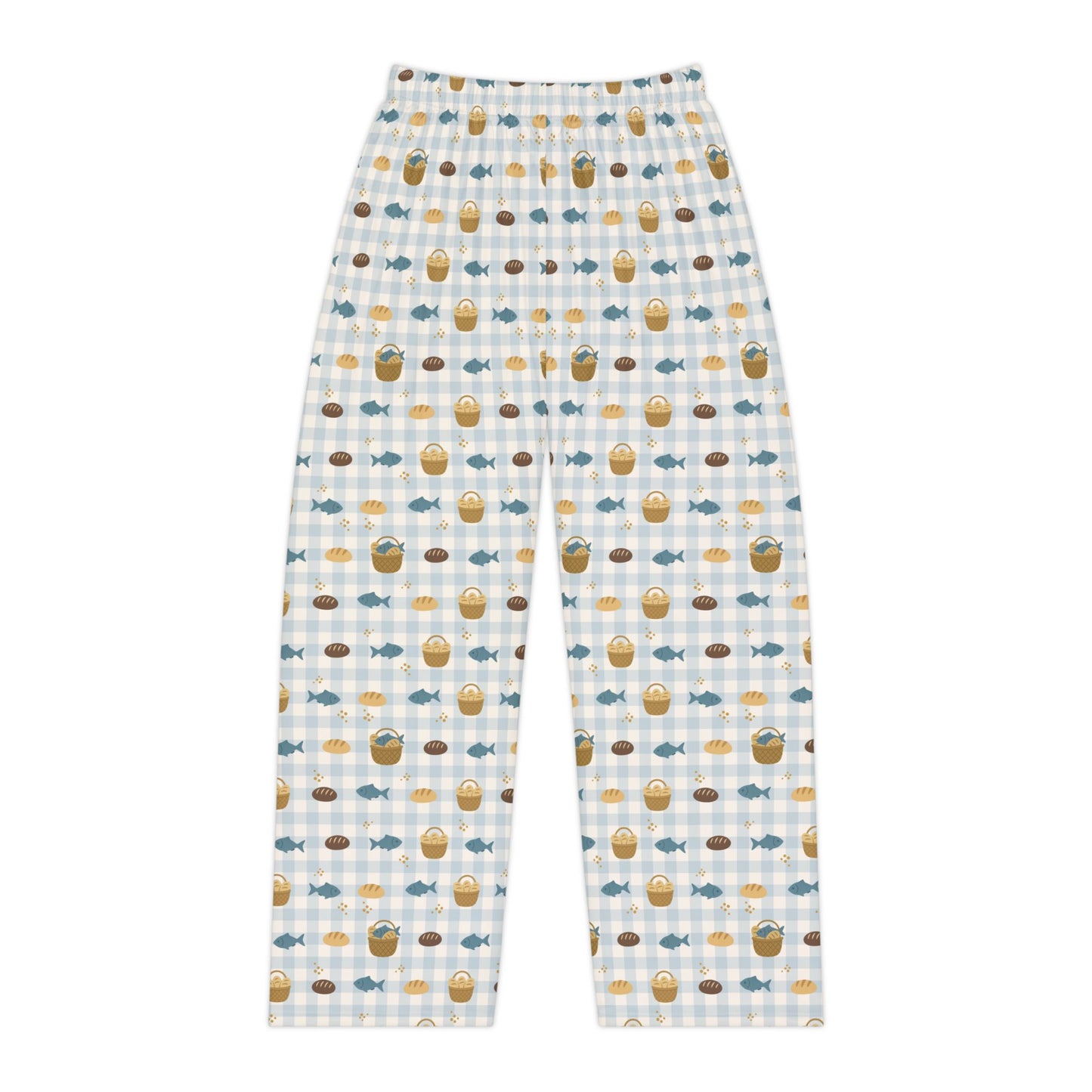 Women’s Blessing Pyjama Pants | Fishes & Loaves (Blue)
