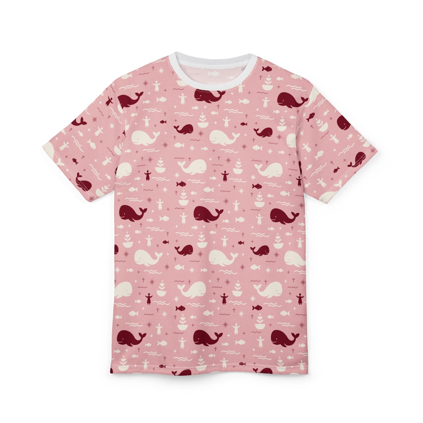 Blessing Pyjama Tee | Jonah & the Whale (Pink)