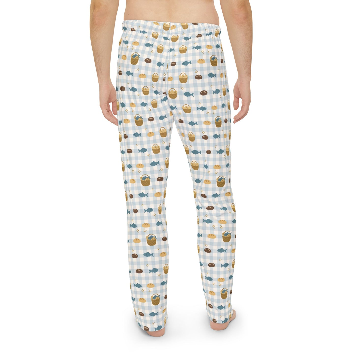 Men's Blessing Pyjama Pants | Fishes & Loaves (Blue)