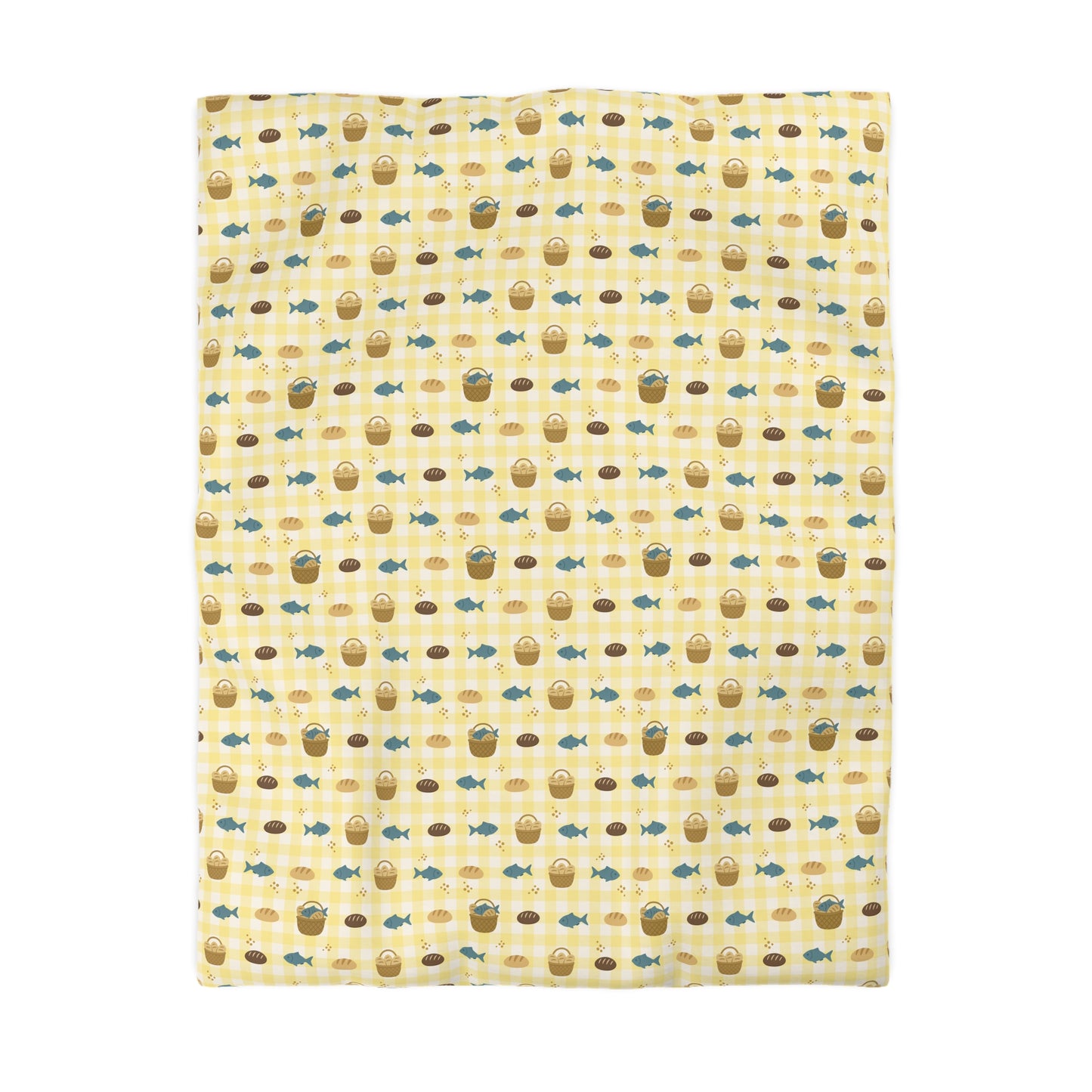 Sanctuary Duvet Cover | Fishes & Loaves (Yellow)