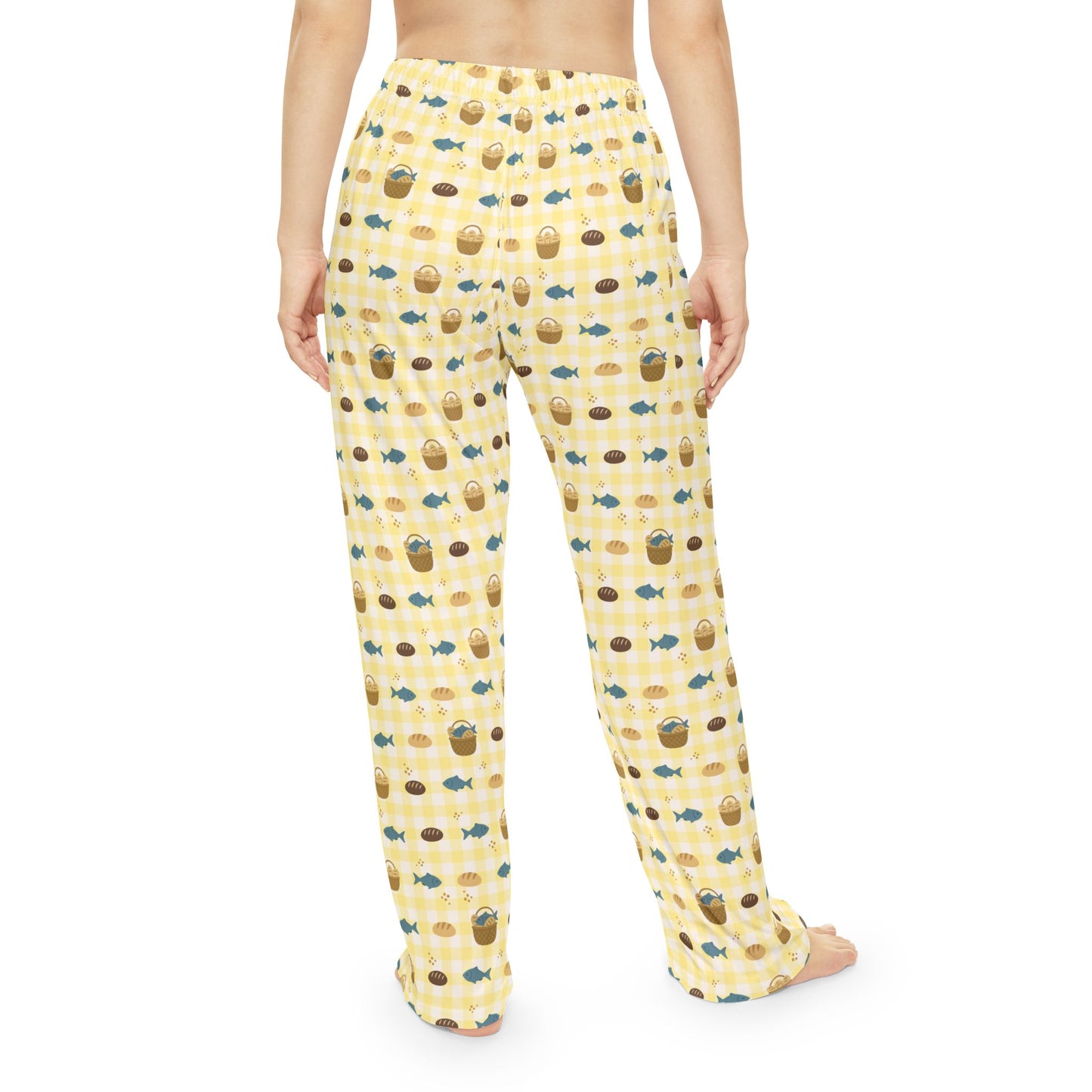 Women’s Blessing Pyjama Pants | Fishes & Loaves (Yellow)
