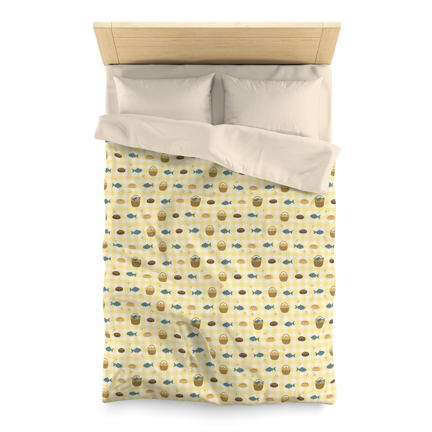 Sanctuary Duvet Cover | Fishes & Loaves (Yellow)