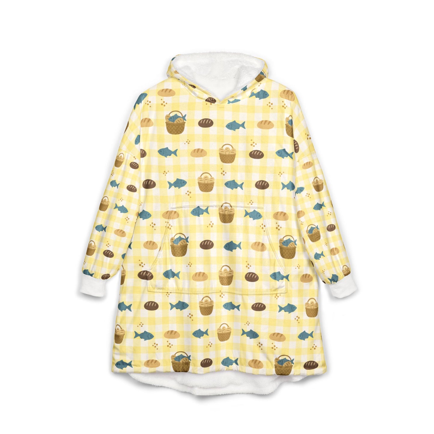 Lelu Wearable Blanket | Fishes & Loaves (Yellow)